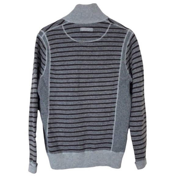 Cottonwood Vintage Grey Long Sleeve 1/4 Zip Wool Blend Sweater size XL - Picture 2 of 7